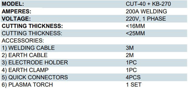 IGBT-AIR-PLASMA-CUT-INVERTER(CUT-40+KB-270)-DESC1