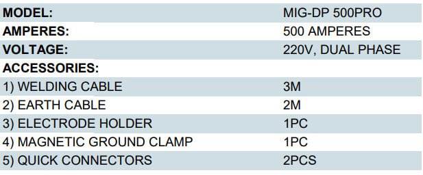 WELDING-MACHINE-S(MIG-DP-500-PRO)-DESC7